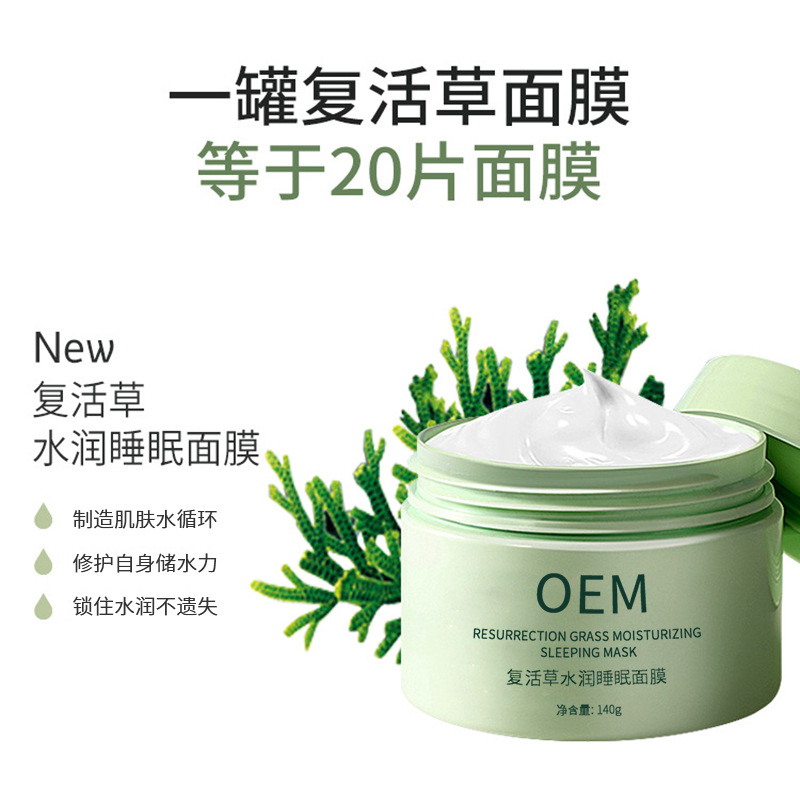 珂润_复活草睡眠面膜OEM